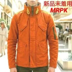 新品 MRPK ミリタリー ジャケット オレンジ XL ブルゾン コットン100
