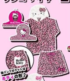 ハローキティ Lサイズ サンゴマイヤー 上下セット ピンク 短パン