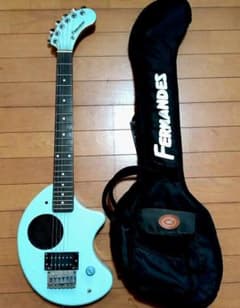 初代 ZO-3 FERNANDES エレキギター 水色 ケース付き ぞうさん - メルカリ