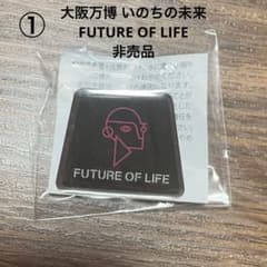 大阪万博FUTURE OF LIFE ピンバッジ2個 - メルカリ