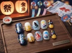 お祭り　ネイルチップのサムネイル