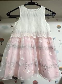 音符刺繍のフォーマルワンピース 110サイズのサムネイル