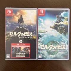 ゼルダの伝説ブレス+エキス、ティアキン　2本セットのサムネイル