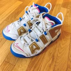 NIKE スニーカー激レア✨ モアテン  三色カラー 海外限定カラー 24cmのサムネイル