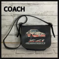 【美品】COACH コーチ★サドルバッグ ブラック 1941 レザーショルダー