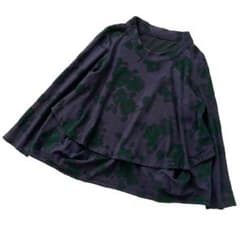 慈雨 お花モチーフ パイル トップス カットソー 40 センソユニコ