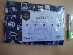 【新品未開封】ノジマ 自立型エコバッグ ＆ 記念品ボールペン セット まとめ売りのサムネイル
