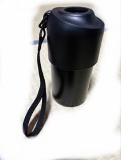 黒のアルミニウム製水筒カバーのサムネイル