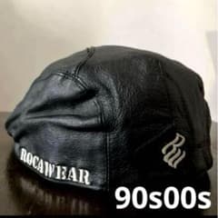 激レア◎ROCAWEAR レザーハンチング vintage BLACK
