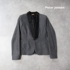 Peter Jensen / タキシード テーラードジャケット ブレザー グレー 