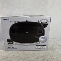 Denkyosha ゼピール CDラジオ ワイドFM対応 横型 乾電池 - メルカリ