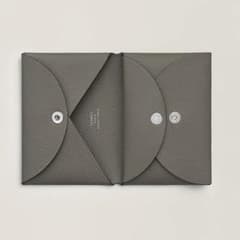 新品・未使用】エルメス カルヴィ デュオ グリメイヤー エプソン  