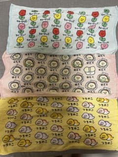 ちゅーりっぷ ほたて つちのこ フェイスタオル 3枚セットのサムネイル