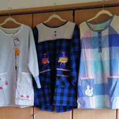 保育士　エプロン　3着セットのサムネイル