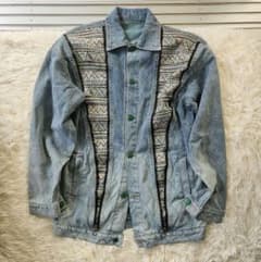 む*様 リメイクデニムジャケット ノーブランドのサムネイル