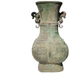 方瓶　龍耳尊　酒器　商周時代　青銅器　中国骨董　アンティーク　古美術　戦国時代 方瓶 龍耳尊 酒器 商周時代 青銅器 中国骨董 アンティーク 古美術 戦国