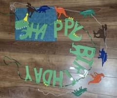 恐竜 HAPPY BIRTHDAY ガーランドのサムネイル