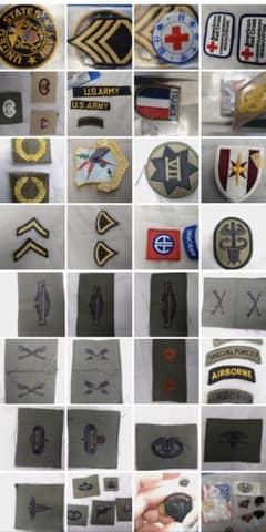 ベトナム戦争時代のナム戦のパッチ、ピンバッジ【値下げしました】のサムネイル
