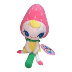 【希少】いちごちゃん ぬいぐるみ 平成レトロ 1997年　当時物　レアのサムネイル