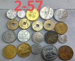 外国コイン まとめ 【16ヶ国20枚】2-57
