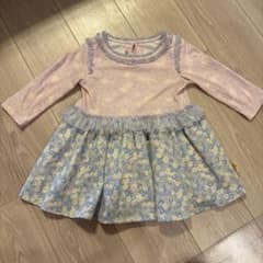 fafa 80cm LAURETTE ワンピース ベビーピンクフラワ-のサムネイル