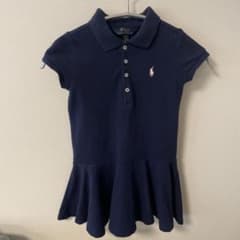 【最終値下げ】Ralph Lauren ワンピース 4T ネイビーのサムネイル