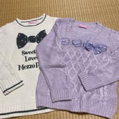 メゾピアノ　ニットセット　140のサムネイル