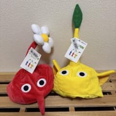 ピクミン なりきり帽子 2点セット 赤黄ピクミン - メルカリ