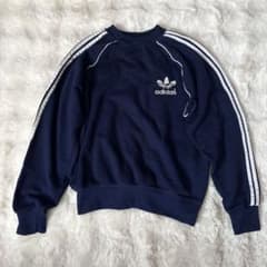 adidas トレフォイル スウェット ネイビー Sのサムネイル
