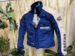 ライダーズ ジャケット GREEDY ブルー S インナー付き 新品・未使用のサムネイル