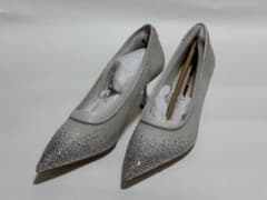 STACCATO パンプス ビジュー シルバー 23.5cmのサムネイル