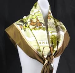 HERMES エルメス 大判スカーフ カレ90 D562 - メルカリ