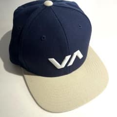 RVCA スナップバックキャップ ネイビー/ベージュのサムネイル