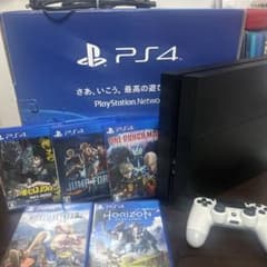 PlayStation 4 本体 + ゲームソフト5本セット　説明欄必読のサムネイル