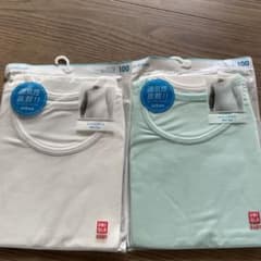 UNIQLO エアリズム メッシュタイプ 2枚セット 100  4枚のサムネイル