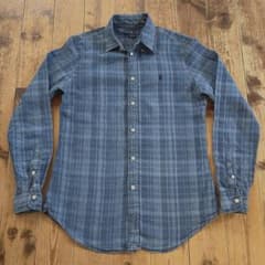 ☆新品同様︎‼︎ Ralph Lauren インディゴブルーデニムシャツ長袖 S