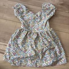 キッズ 女の子 花柄 ワンピース水着のサムネイル