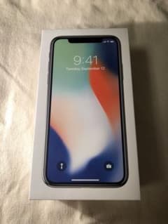 iPhone X Silver 64 GB SIMフリーのサムネイル
