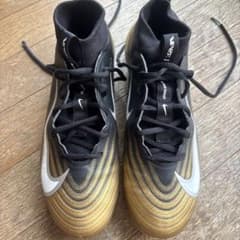アメフトNike Vapor スパイク ブラック/ゴールド　25.5cmのサムネイル