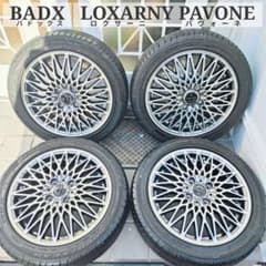 D*a様 LOXARNY Pavone 15インチ アルミホイール 4本セット ロクサーニ パヴォーネ 15インチ タイヤ ホイール 軽自動車 BADX