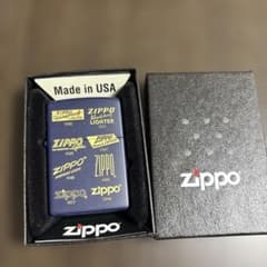 Zippo ジッポー ライター 本体 ネイビー 歴代ロゴのサムネイル