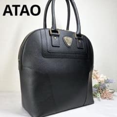 新品】 アタオ アップル トートバッグ ラージサイズ ブラック 人気 