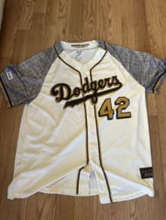 Brooklyn Dodgers 42番 ROBINSON ユニフォーム XL - メルカリ