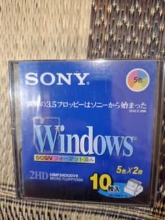SONY 3.5インチフロッピーディスク 10枚入 DOS/V用のサムネイル