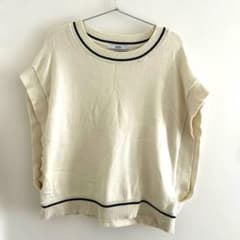 relume ホワイトニットベスト ジャーナルスタンダードレリューム