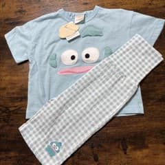 ハンギョドン パジャマ セットアップ ギンガムチェックのサムネイル