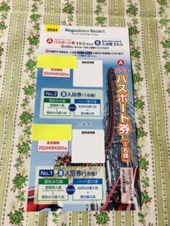 ナガシマスパーランド パスポート1名分 または 湯あみの島入浴券 2名分のサムネイル