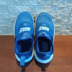 NIKE FLEX RUNNER ブルー 18.5cm スリッポンのサムネイル