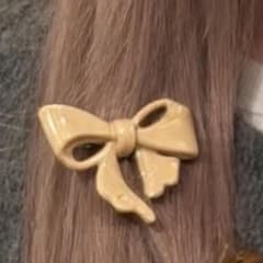 mini ribbon hair clip