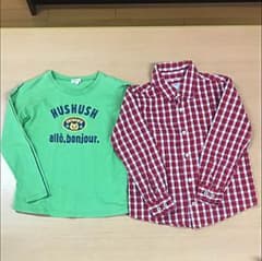 長袖のシャツとロンTのセット☆のサムネイル